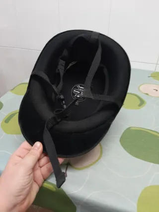 Casco Hípica Infantil Negro talla 56