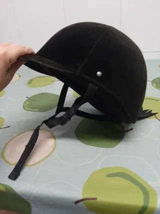 Casco Hípica Infantil Negro talla 56
