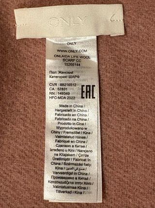 Sciarpa Only rosa calda avvolgente