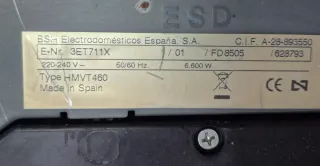 Placa Vitrocerámica Balay HMVT460