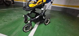 Carro Bugaboo Azul y Amarillo