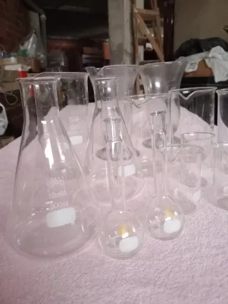 Vasos de laboratorio de vidrio