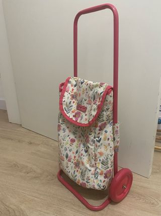 Carro de compras infantil floral
