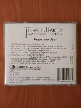 CD The Clayton-Hamilton Jazz Orchestra