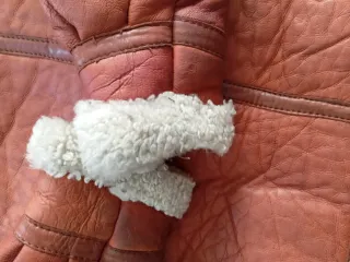 Chaqueta Bomber Piel Marrón mujer