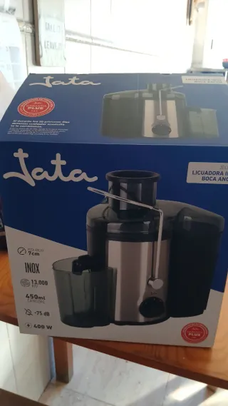 Licuadora Jata INOX 400W Boca Ancha