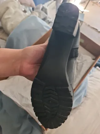 Botas altas piel tacón hebilla talla 39