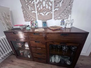 Aparador Banak Madera Teka con cajones