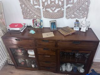 Aparador Banak Madera Teka con cajones