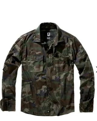 Regalo - Camisa Brandit Camo Slim Fit Talla M
