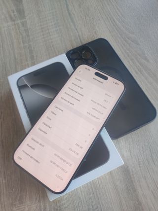 iPhone 16 Pro Max 256GB Negro 96% Batería