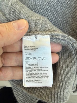 Cardigans H&M Gris Talla M