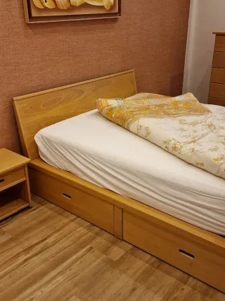 Dormitorio completo madera