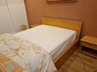 Dormitorio completo madera