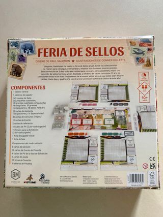 Feria de Sellos Juego de Mesa Sin Abrir