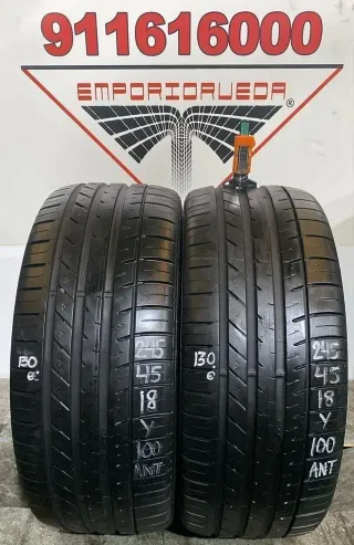 -245 45 18 Y KUMHO RUEDA SEMINUEVA INCREIBLE