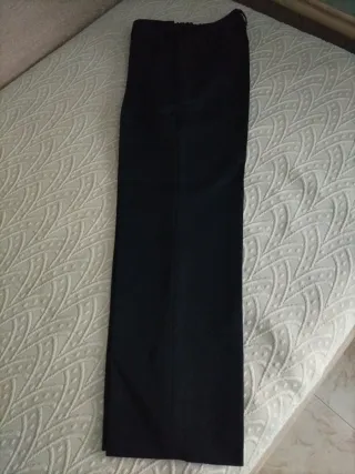 Traje comunión niño azul y dorado Talla 11