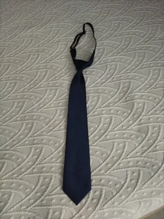 Traje comunión niño azul y dorado Talla 11