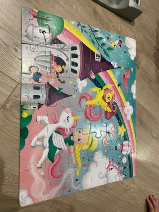 2 Puzzles Infantiles: Magic Pony y Carroza de Elis