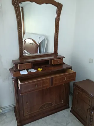 Conjunto Dormitorio Matrimonio Madera