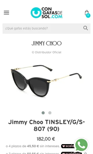 Gafas de sol Jimmy Choo