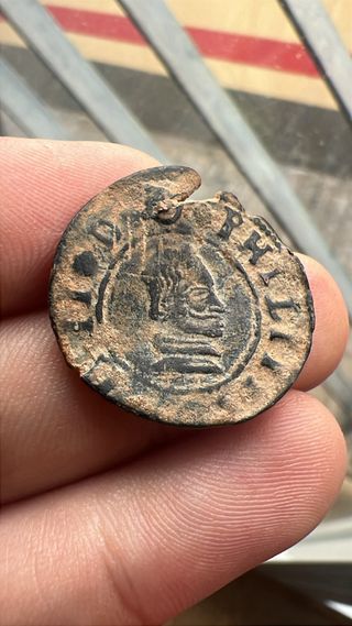 Moneda Antigua Felipe IV