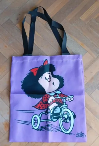 Bolso Mafalda Morado y Rojo