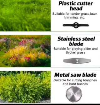 Decespugliatore Elettrico 2 Batterie Tagliabordi