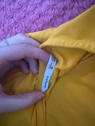 Body amarillo manga larga