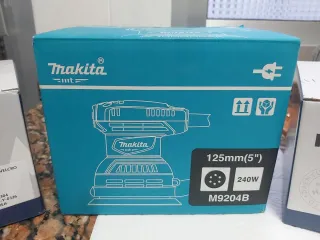 Lijadora Makita M9204B + 2 Cajas Lijas Hanko
