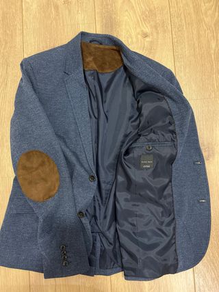 Americana azul 2 botones