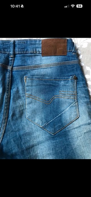 Bermudas vaqueras azules