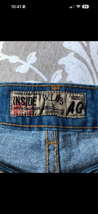 Bermudas vaqueras azules