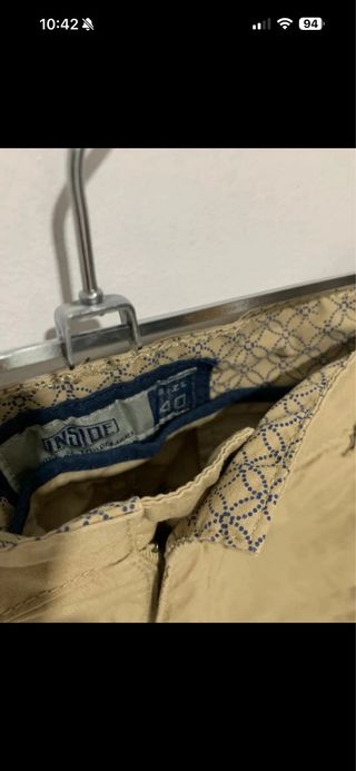 Bermudas color beige