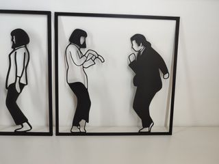 Quadretto Pulp Fiction 3 pezzi