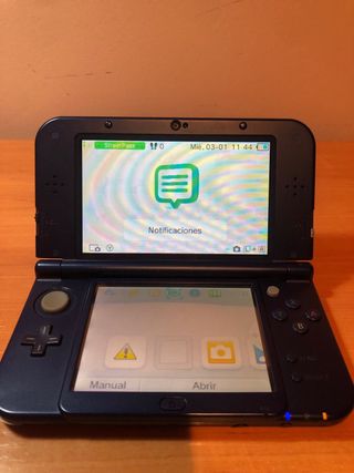 New 3Ds Xl azul completa