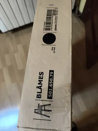 Trona bebé negra y blanca