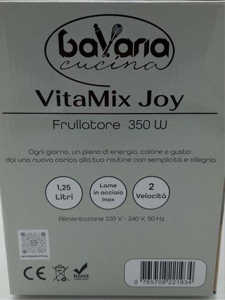 Frullatore Bavaria VitaMix Joy Nero