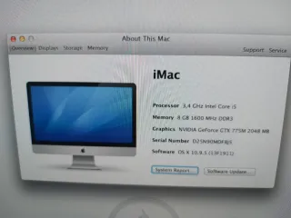 iMac Apple con Teclado y Ratón Originales