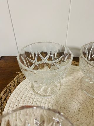Coppette Cristallo Vintage Set 4 Pezzi