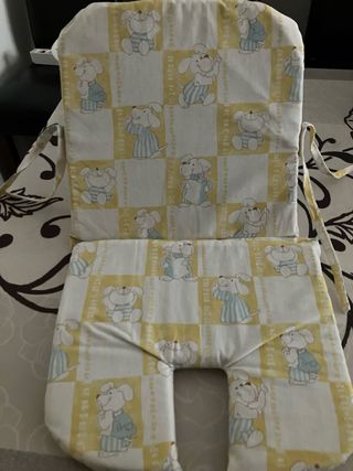 Funda Cojín Trona Bebé Perros