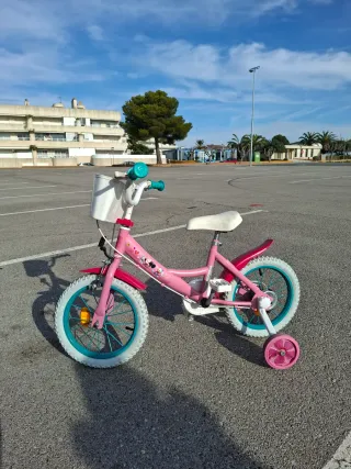 Bicicleta infantil Minnie con ruedines