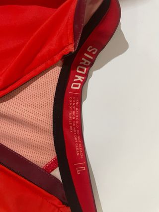Maillot Siroko M2 Talla L Rojo/Burdeos