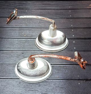 Pareja Farolas Apliques industriales España 60´s