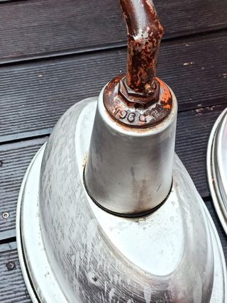 Pareja Farolas Apliques industriales España 60´s