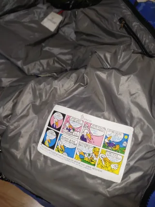 Cazadora Moncler Negra Brillante