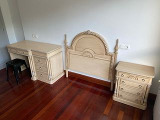 Cabecero cama 105 + mesilla y escritorio
