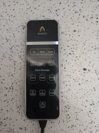 Sillón de Masaje Rojo y Negro