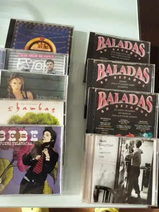 2 euros unidad CDs Baladas, Pop, Rock Español