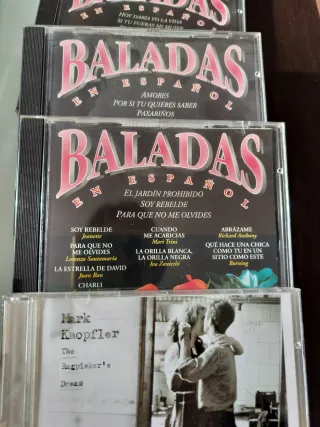 2 euros unidad CDs Baladas, Pop, Rock Español